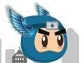 Spēle Flappy supervaroņa dunk online