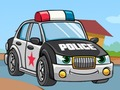 Spēle Policijas automašīnas finierzāģis  online