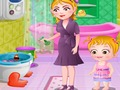 Spēle Baby Hazel vannas istabas higiēna  online