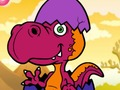 Spēle Ledus laikmeta smieklīgo dinozauru krāsošana  online