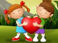 Spēle Valentīna burbuļu ritenis  online