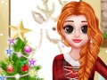 Spēle Princese gatava Ziemassvētkiem  online