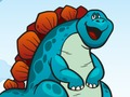 Spēle Dino krāsošana Deluxe  online
