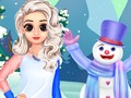 Spēle Princeses ziemas stils  online