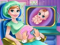 Spēle Ledus princeses grūtnieču pārbaude  online