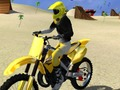 Spēle Moto pludmale lekt  online