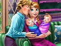 Spēle Ledus princeses ģimenes diena  online