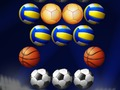 Spēle Burbuļu šāvēja zelta futbols  online