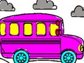 Spēle Skolas autobusu krāsojamā grāmata  online
