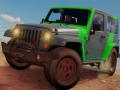 Spēle 4x4 Jeep neiespējama braukšana ar trasi  online