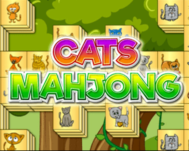 Spēle Kaķi madžongs  online