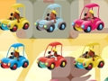 Spēle Burvīgi kucēni automašīnās - 3. spēle  online
