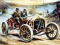 Spēle Gleznošana Vintage Cars finierzāģis Puzzle 2  online