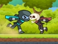 Spēle Ninja skrien augšā un lejā  online