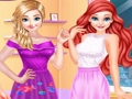 Spēle Princeses modes plakano formu dizains  online