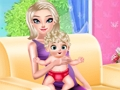Spēle Princese Elza Baby Dzimis  online