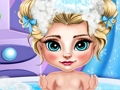 Spēle Ice Queen mazuļu vanna  online