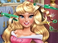 Spēle Miega princeses īsti matu griezumi  online