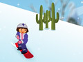 Spēle Dora Snow slidas  online