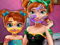 Spēle Ledus princeses mammas īstā pārvērtība  online