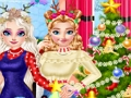 Spēle Princese Perfect Christmas Party Prep  online