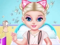 Spēle Nerātnā bērnu princeses nedēļas nogale  online