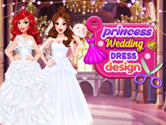 Spēle Princeses kāzu kleitu dizains  online