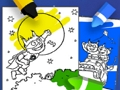 Spēle Krāsošana Alfija vilkacis  online