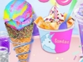 Spēle Varavīksnes saldējums  online