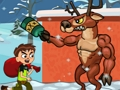 Spēle Ben 10: Ziemassvētku skrējiens  online