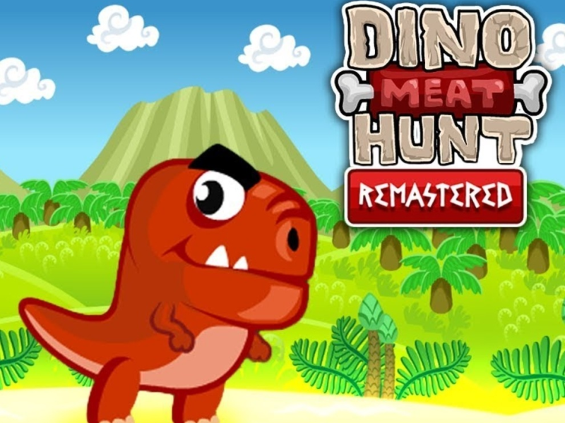 Spēle Dino gaļas medības pārstrādātas  online