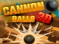 Spēle Lielgabalu bumbiņas 3D  online