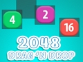 Spēle 2048 velciet un nometiet  online