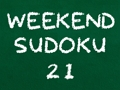 Spēle Nedēļas nogale Sudoku 21  online