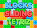 Spēle Bloķē bīdāmās tetrises  online