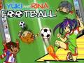 Spēle Yuki un Rina Futbols  online