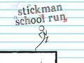 Spēle Stickman skolas skrējiens  online