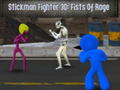 Spēle Stickman Fighter 3D: dusmu dūri  online