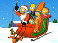 Spēle Simpsonu Ziemassvētku mozaīkmīkla  online