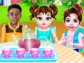 Spēle Baby Taylor: tējas ballītes diena  online