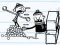 Spēle StickMan sniega cīņa  online