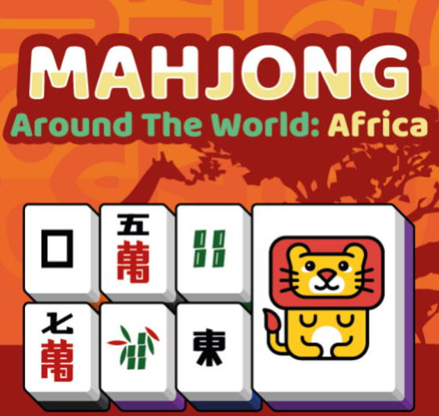 Spēle Mahjong visā pasaulē Āfrikā  online