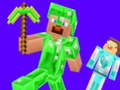 Spēle Minecraft: Creeper vs Enderman  online
