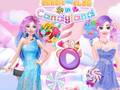 Spēle Bārbija un Elza Candyland  online