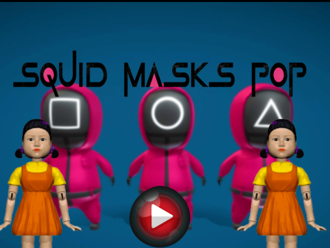 Spēle Kalmāru maskas pop  online