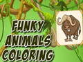 Spēle Funky Animals krāsošana  online
