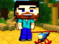 Spēle Mineblock helikoptera piedzīvojums  online