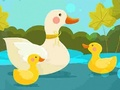 Spēle Pīļu mātes un pīlēnu finierzāģis  online