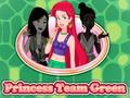 Spēle Princešu komanda Green  online