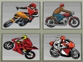Spēle Sacīkšu motociklu atmiņa  online